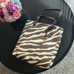 Michael Kors Zebra Strip tote bag